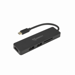 ADAPTER SBOX USB TYPE C/HDMI/USB-3.0/SD+TF 5U1