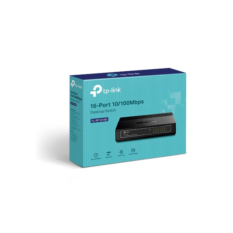 TP-LINK TL-SF101GD 16-PORT 10/100