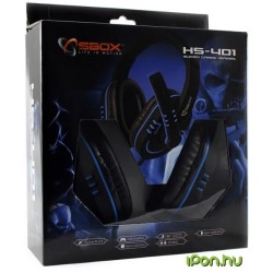 Headset SBOX HS-401 black/blue