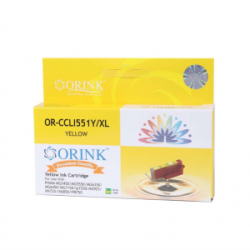 ORINK tinta za Canon CLI-551Y/XL, žuta